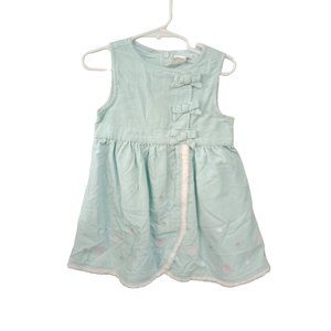 NWT Gymboree Snow Princess Blue Corduroy Dress Size 2T